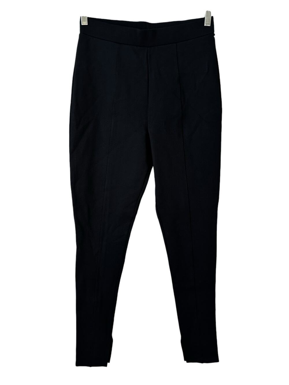 Nordstrom New Womens Slit Hem Pull On Trouser Pants Black S Minimalist Capsule